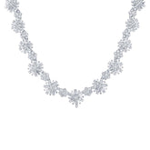 12.81ct 18k White Gold Diamond Necklace